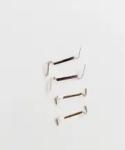 4 PIECE YELLOW GOLD FILLED RING GUARD FOR ADJUSTING RING SIZE LOW PRICE FREE SH