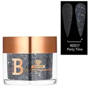 Billionaire Diamond SNS Dip Dipping Acrylic Nail Powder 017 Party Time 56g