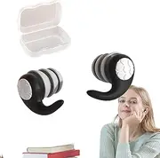 Zibeem Kids Noise Cancelling Ear Plugs | Ear Protection Swimming Earplugs - Waterproof Swim Earplugs with Storage Box, Water Ear Plugs, Noise Reduction Sleeping Earplugs