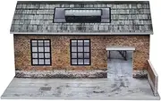 JunZheHub 1/64 Model Parking Lot -Parking House Model, Realistic Organizer Collection Ornaments, Factory Lighting Scene Lighting Design,