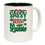 Sassy Irish Lassie Girl St Patricks Day Ireland Mug Cup