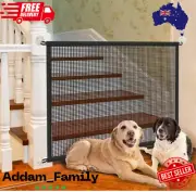 Pet Dog Gate Expandable Fence Gate Barrier Dog Fence Safety Door Indoor