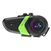 Rechargeable Helmet Intercom Headset Bluetooth 1000M Wireless BT For 2 Cyclists