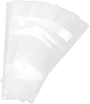 Kisangel 50Pcs Transparent Mushroom Spawn Bags for Easy Cultivation Lightweight and Breathable Plant Bags for Home and Greenhouse Mushroom Growing