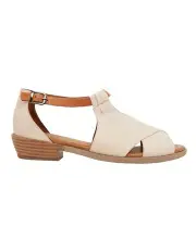 [Easy Steps] Laguna Sandals in Blush/Cognac Leather