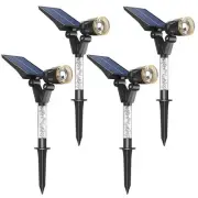 Solar Spot Lights Outdoor Waterproof IP65, 180 Lumens 5000K Cool White Solar ...