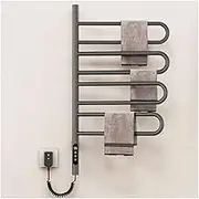 Towel Warmer Rack Rotatable 180°, Towel Warmers for Bathroom Rack, Stainless Steel Towel Heater with Intelligent Touch Screen Timer, Fast Heating, for Home Bathroom, Salons