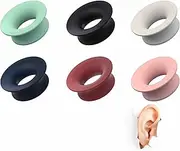 6 Pcs Mute Style Pack for Loop Earplugs, Extra 5 dB Noise Reduction On Demand, Adjustable Accessory, multiple colour Mix & Match