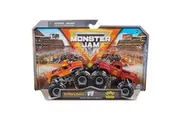 Monster Jam, Official El Toro Loco Vs. Grave Digger Die-Cast Monster Trucks, 1:64 Scale, Kids Toys for Boys Ages 3 and up
