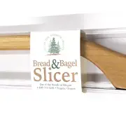 Out Of The Woods Oregon Maple Bread & Bagel Slicer Wood Kitchen Knife NEW NIB