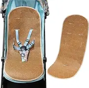 Ibluelover Stroller Cooling Pad Universal Stroller Cool Seat Liner Summer Rattan Pram Cooling Mat Car Seat Cooler Pad Breathable Pushchair Ice Cushion