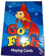 New Go Fish Jumbo Playing Card Game with Wipe Clean Surface