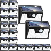 20 Pack Solar Lights for Outside, Motion Sensor Outdoor Lights, 140LED Solar ...