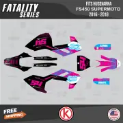 Graphics Kit for Husqvarna FS450 Supermoto 2016 2017 2018 Fatality - Magenta