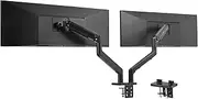 VIVO Heavy Duty Dual Ultra-Wide Monitor Tension Arm for 45 inch Screens up to 20kg per Arm, Premium Desk Mount Monitor Stand for 2 Ultrawide Screens, Black, STAND-V200V