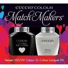 CUCCIO Veneer Match Makers - QUICK AS A BUNNY 6099 Pastel Gray Gel Nail Duo Kit