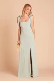 Birdy Grey ALEX CONVERTIBLE DRESS CREPE SAGE XS NEW NWT BRIDESMAID WEDDING