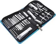 EXQUIMEUBLE Complete Manicure Tools Set 26-piece Nail Clippers Pedicure Kit Grooming Tools for Ages