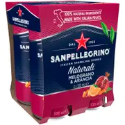 San Pellegrino Melograno e Arancia 330mL