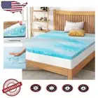 Breathable CertiPUR 2-Inch Gel Memory Foam Mattress Topper - King Size