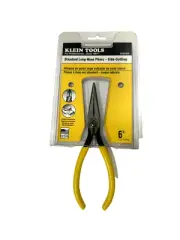 klein tools long nose pliers - side cutting D203-6CR