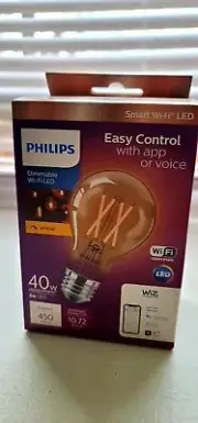 Philips Soft White A19 LED 40W Dimmable Smart Wi-Fi Wiz Connected Wireless