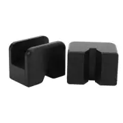 2PCS Rubber Axle Jack Pad Jack Stand Pads Adapter Frame Rail Pinch Welds