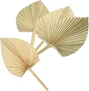 LIFKICH 4pcs Dried Palm Leaf Decor for Wedding Party Elegant Wall Hanging Ornaments Rustic Style for Home Decoration Summer Events