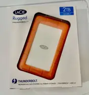 LaCie Rugged Thunderbolt Mini 2TB HDD–USB 3.0 Drop Shock Portable External Drive