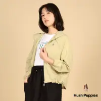 在飛比找momo購物網優惠-【Hush Puppies】女裝 外套 寬鬆涼感連帽薄外套(