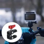 Metal Camera Mount Clamp With 1/4 And 3/8 Screw Holes For Tripod And Stabilizers
