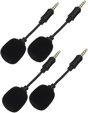 KAILIKETIY 4Pcs Portable Noise Canceling Microphone for with Omnidirectional Sound Pickup for Streaming and Recording
