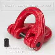 2 x 6mm 1.122Ton Grade 80 HammerLock Chain Connector Link 4X4 Joiner 4WD Coupler