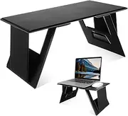 LOORGVEL Portable Folding Laptop Desk Lap Table for Lightweight and Non Slip Design for Travel and Spaces Durable High Density Board Material