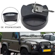 1X Fuel Filler Cap Locking Cover With Keys For Defender 90 110 130 STC4072 Auto Gas Cap Cover Lock Car Accessories