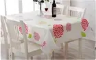PVC / PEVA Rectangle Plastic Table Cloth Oil Waterproof Party Event tablecloth