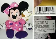 Feb Birthstone Minnie Mickey Mouse Disney Store Plush 25Cm. Topolino Plush Toy