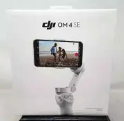 DJI OM 4 SE 3-Axis Smartphone Gimbal Stabilizer with Tripod, Magnetic Design NEW