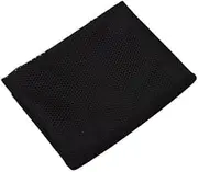 Fusible Interfacing Fabric Track Iron Iron on Interfacing Clothes Lining Mesh Polyester Interlining Cloth for DIY Handmade Sewing Craft Garment Fabric(Black)
