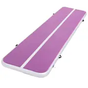 4M Air Track Gymnastics Tumbling Exercise Cheerleading Mat Inflatable Purple