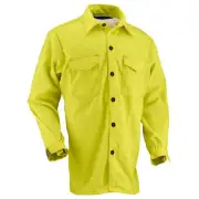 Crew Boss 7.0 oz. Tecasafe Plus Hi-Viz Traditional Shirt, Medium