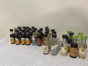 Lot of 31 Assorted Colavita White Wine Vinegar, Sherry, Balsamic Etc