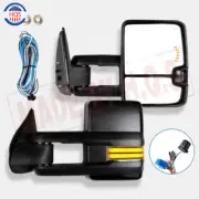 Power Heated Tow Mirror With Dynamic Signal For 03-07 Chevy GMC Silverado Sierra