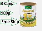 3 X Appeton APPEKIDZ with DHA, TAURINE, FOS, GOS for 1-12 Years Old - 900g