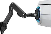 BEWISER Aluminum Heavy Duty Monitor Arm 57 Inches,Premium Wall Mount for 34-57 Monitor,Support Up to 20kg,Ultrawide Monitor Arm Wall Mount,Black