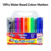 18Pcs Water Colour Markers Set Washable Creative Drawing Paint Sketch Art Kids
