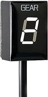 Gear Indicator, for Monster, 1200 1200R, for Monster,1200 S R Motorcycle Accessories 1-6 Level Digital Speed Gear Display Meter Motorcycle Gear Indicator(Black White)