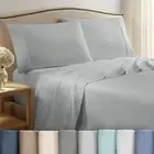 4 Piece Queen Sheet Set | 400 Thread Count | Queen Size Bed Sheets Set | Ligh...