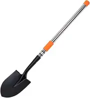 Cleaning Shovel Snow Shovel with D-Handle Telescopic Shovel for Driveway Garden Camping Snow Removal(94-136cm)