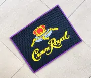 Crown Royal Rubber bar mats spill mat bar runner drip mat bar coasters home pubs